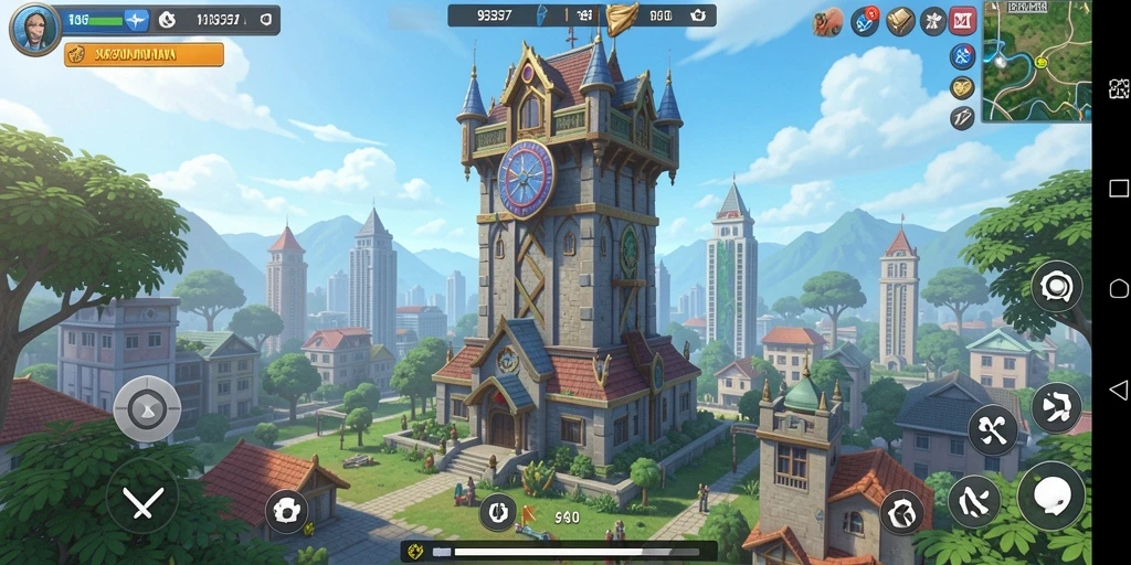 Gameplay menara pertahanan yang intens dan strategis.