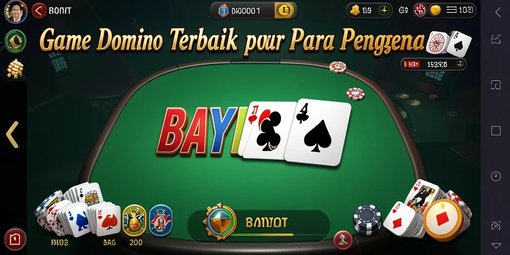 Screenshot gameplay BAYITOTO menampilkan momen seru saat bermain domino.