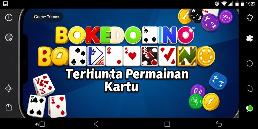 Tampilan menarik dari gameplay BOKEDOMINO dengan pemain yang bersaing.