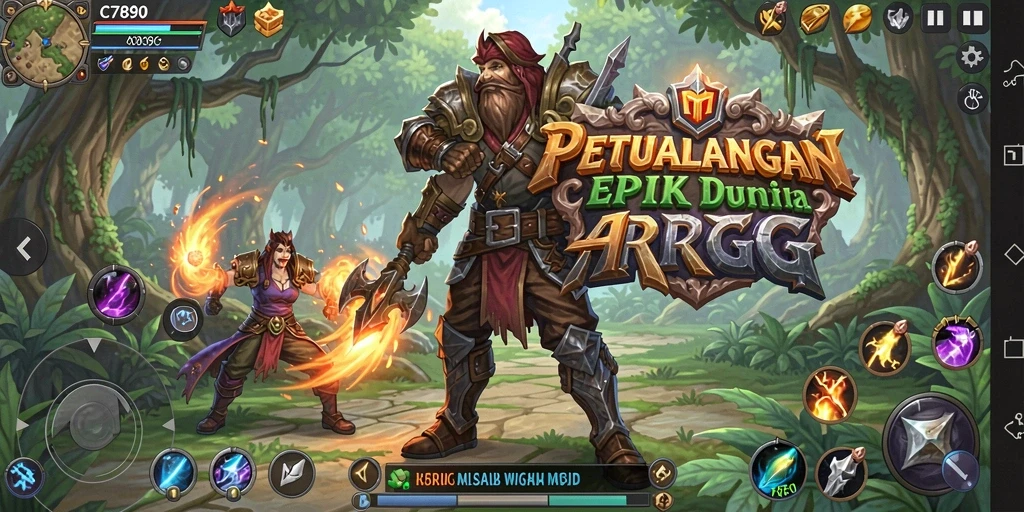 Tampilan seru dari gameplay C7890 yang penuh aksi.