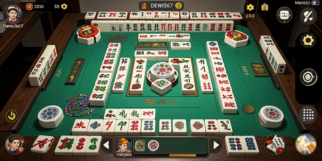 Tampilan utama gameplay DEWI567 yang penuh warna dan menarik.