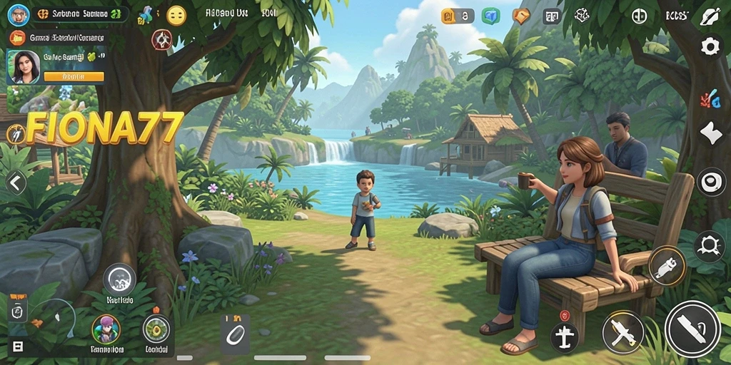 Tampilan gameplay FIONA77 yang menarik dan menyenangkan.