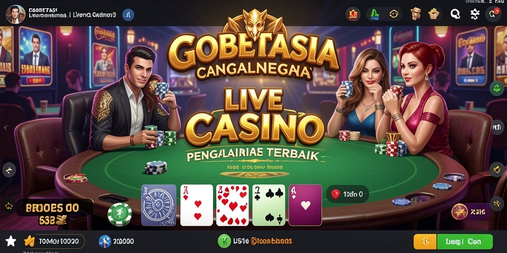 Gameplay seru di GOBETASIA dengan dealer langsung dan interaksi sosial.