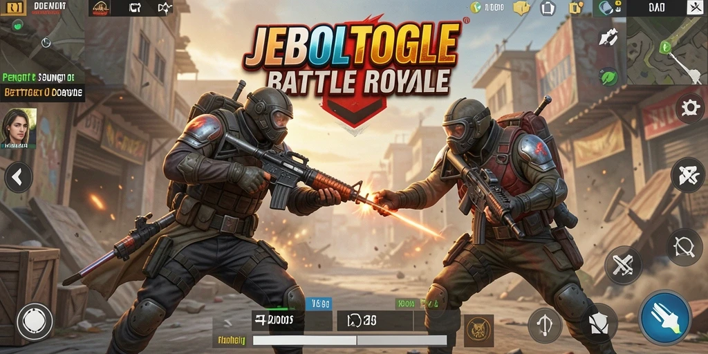 Tangkapan layar gameplay menarik dari JEBOLTOGEL Battle Royale.