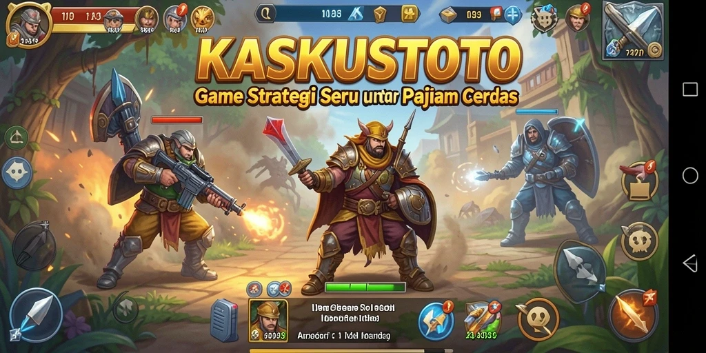 Tampilan gameplay KASKUSTOTO dengan strategi yang mendebarkan dan mendalam.