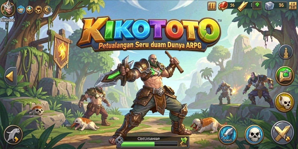 Gameplay seru dan menegangkan di KIKOTOTO dengan berbagai pertempuran.