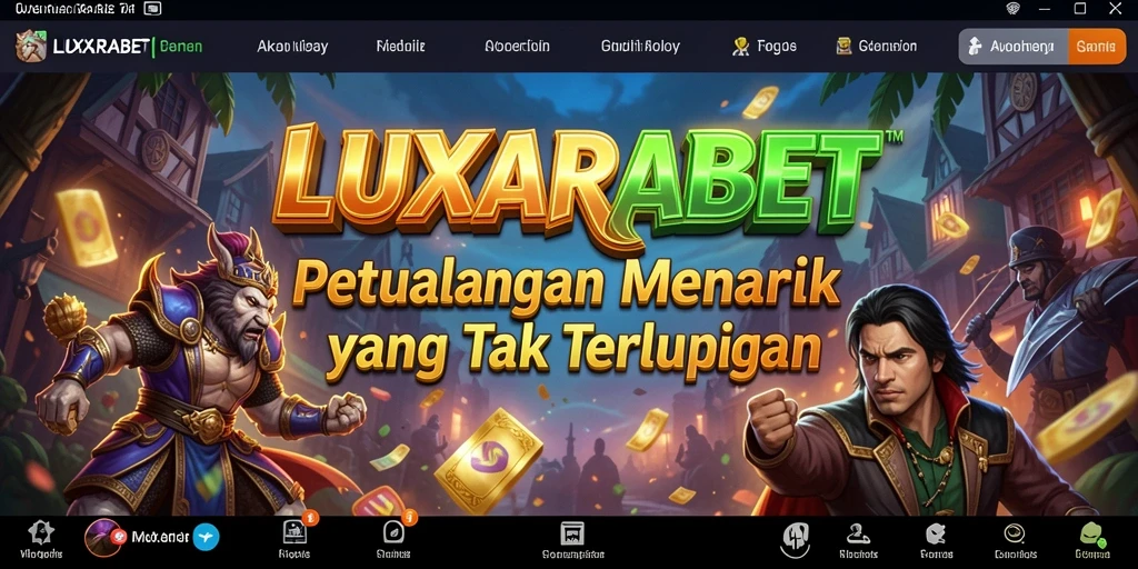 Tampilan permainan LUXARABET yang menakjubkan dalam petualangan seru.