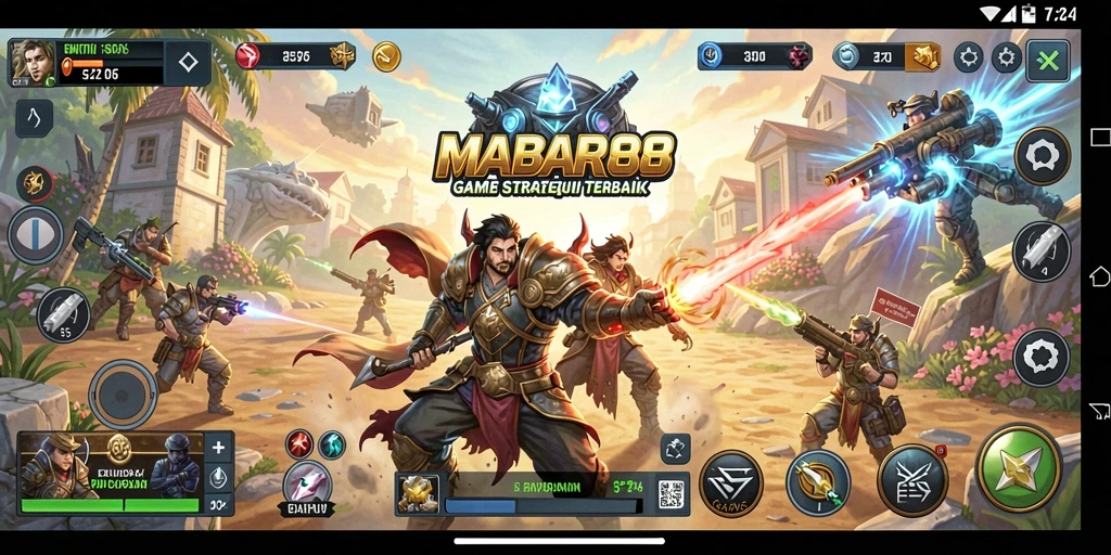Tampilan gameplay seru dalam MABAR88 dengan strategi yang mendebarkan.