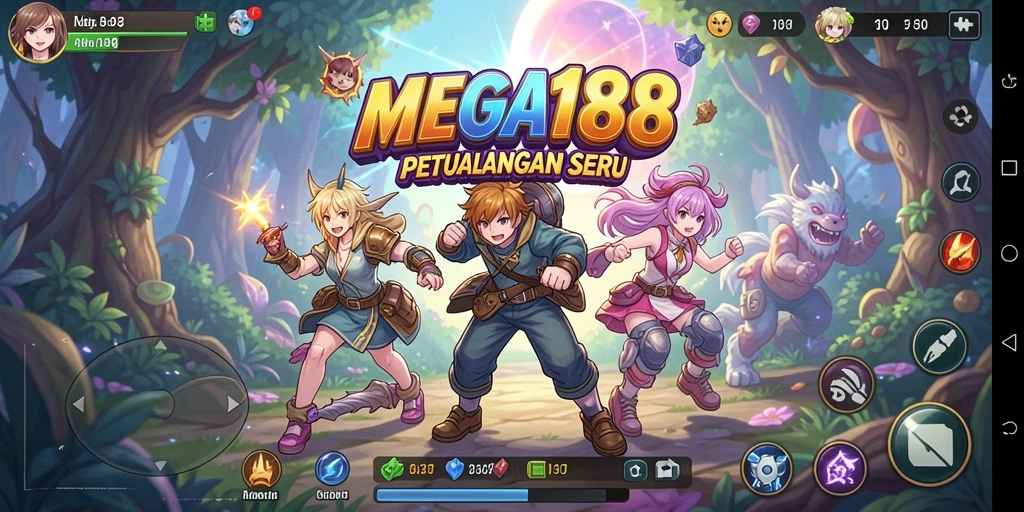 Tampilan gameplay MEGA188 yang menarik dan penuh aksi.