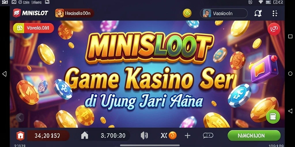 Tampilan gameplay MINISLOT yang menarik dan mendebarkan.