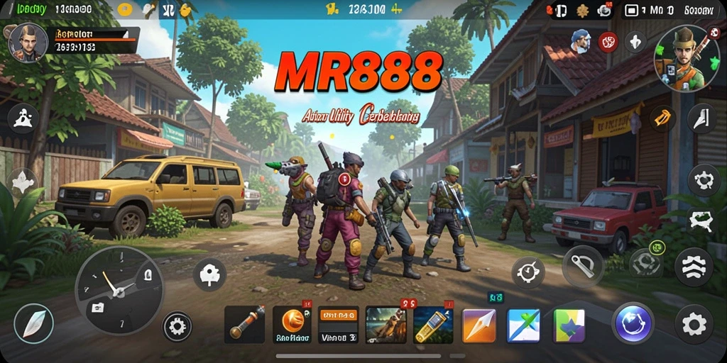 Tampilan utama MR888 yang memudahkan navigasi.