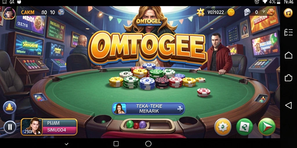 Tangkapan layar utama dari gameplay OMTOGEL menunjukkan momen mendebarkan dalam simulasi.