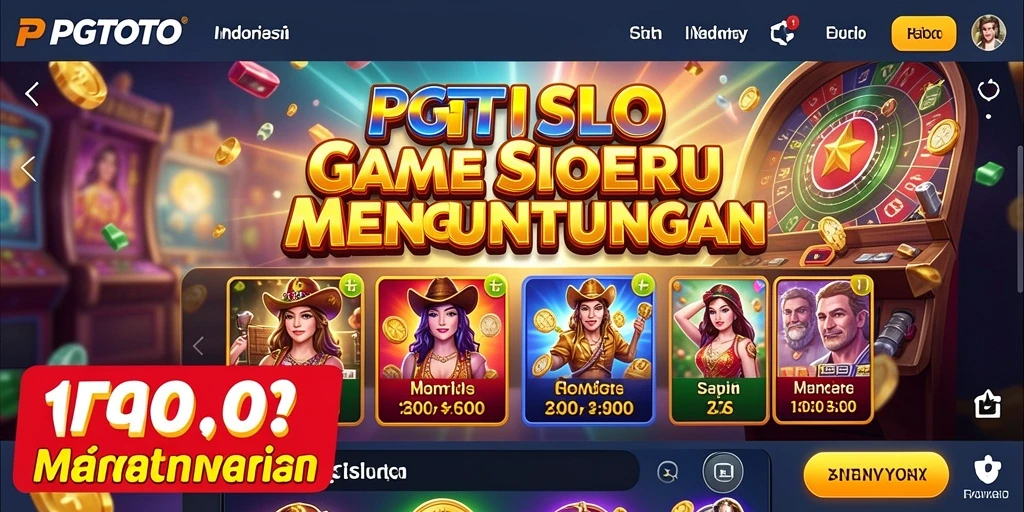Screenshot PGTOTO menunjukkan gameplay Slot yang mendebarkan.