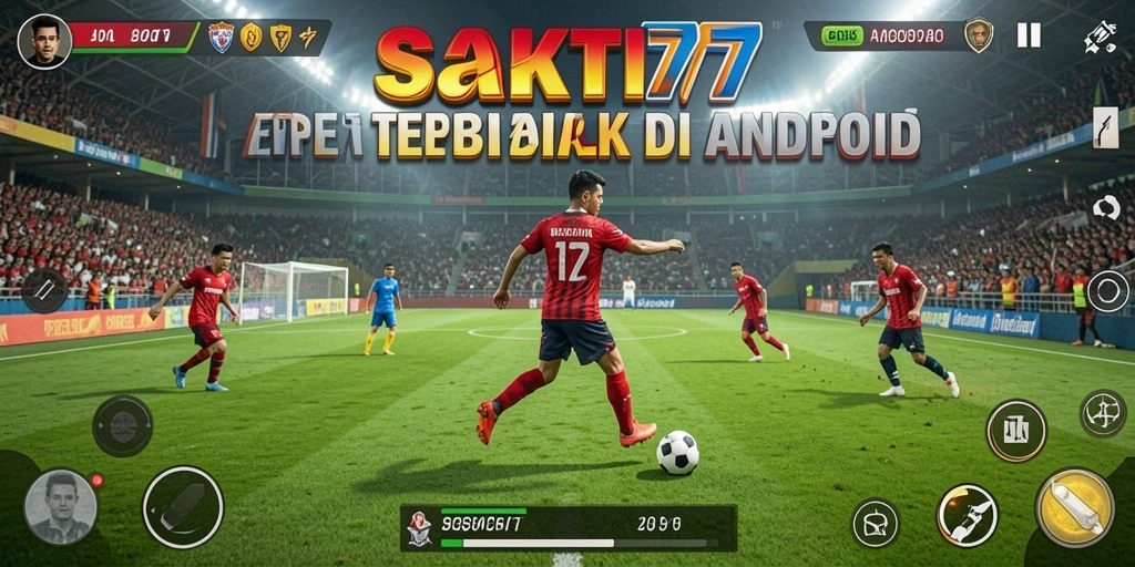 Gameplay seru SAKTI77 dengan aksi sepak bola yang menegangkan.