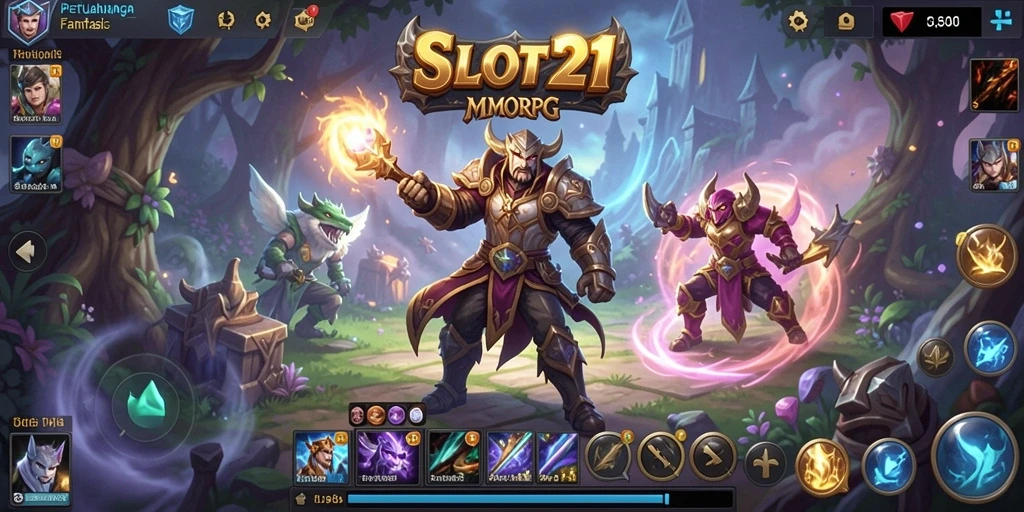 Menampilkan gameplay epik dari SLOT21 MMORPG yang menakjubkan.