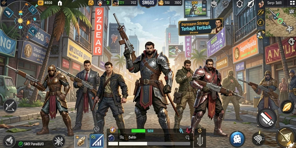 Tampilan gameplay menarik dari SM605 dengan intensitas SLG.
