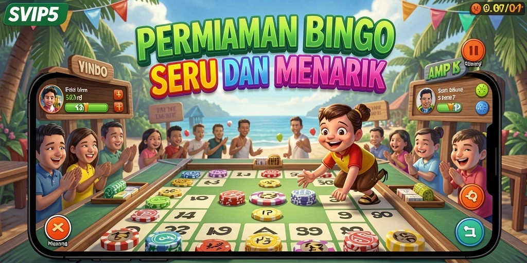 Tampilan gameplay seru dan menegangkan dalam SVIP5 Bingo.