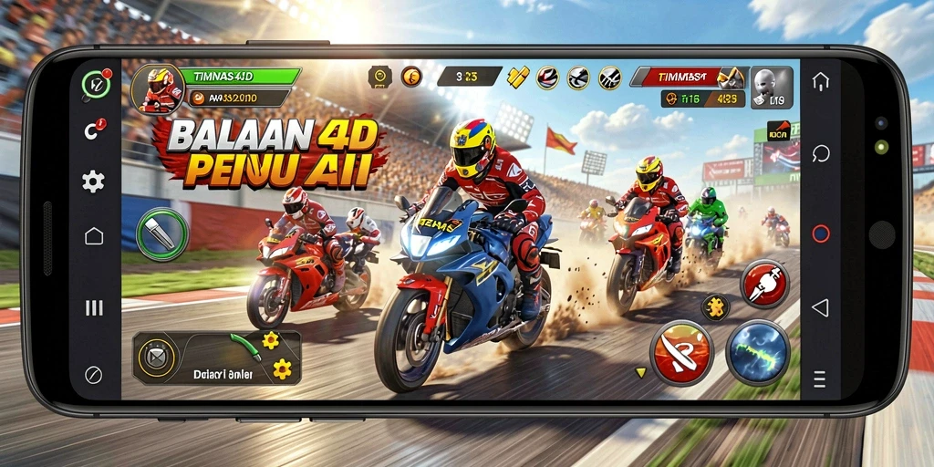 Gameplay seru TIMNAS4D dengan balapan motor yang mendebarkan.
