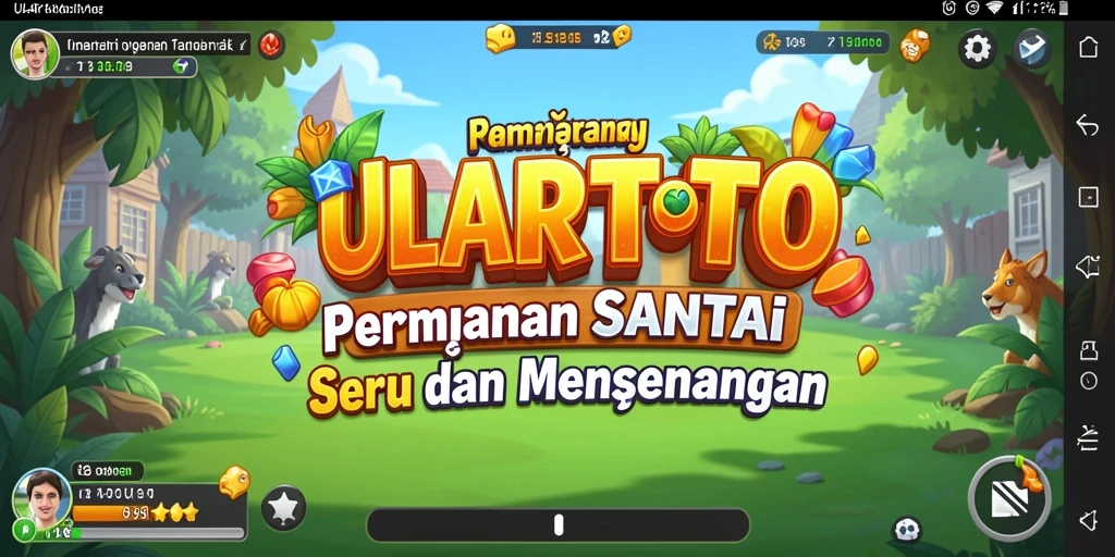 Screenshot ULARTOTO menampilkan gameplay yang ceria dan menarik.