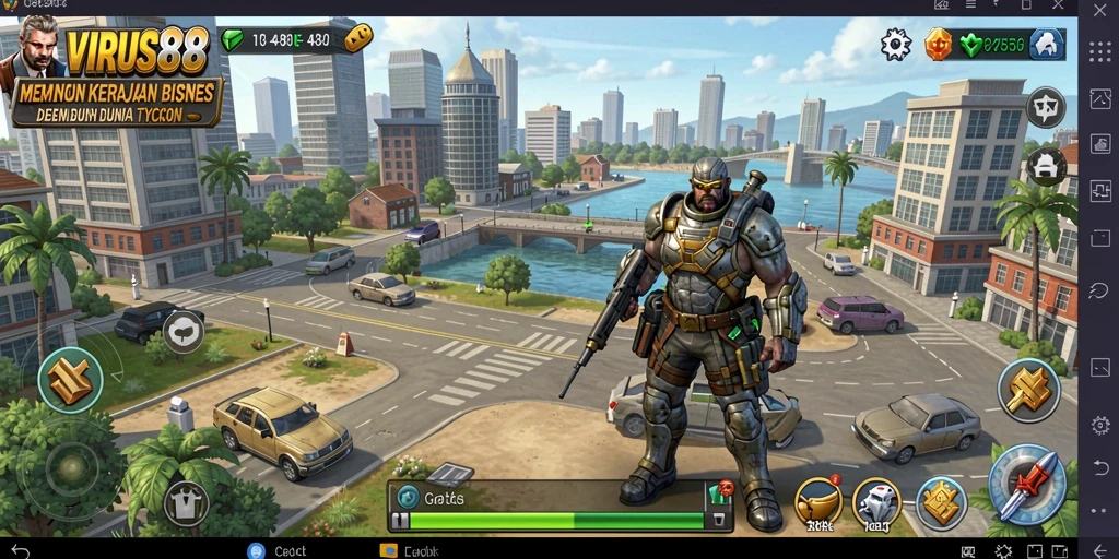 Screenshot VIRUS88 menampilkan gameplay Tycoon yang mengasyikkan.