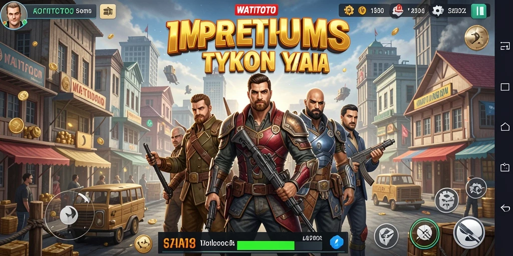 Gameplay WATITOTO yang menantang dan seru dalam membangun bisnis.