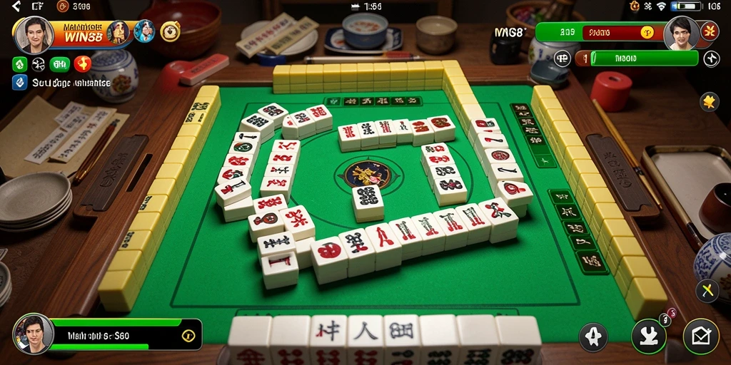 Screenshot gameplay WIN88 menampilkan keseruan bermain Mahjong yang menantang.