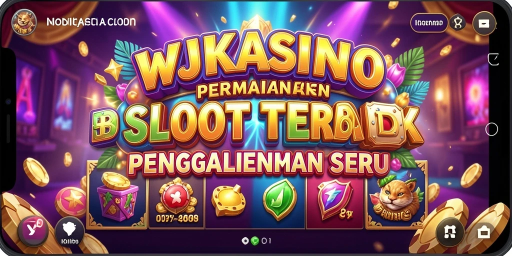 Menampilkan gameplay slot yang mendebarkan di WJKASINO.