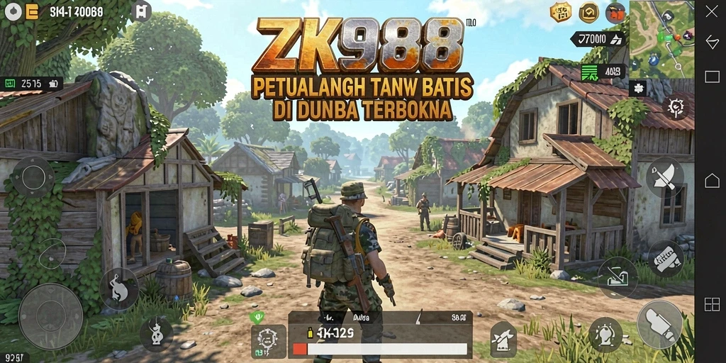 Gameplay <strong>ZK988</strong> di dunia terbuka yang menakjubkan dan penuh petualangan.